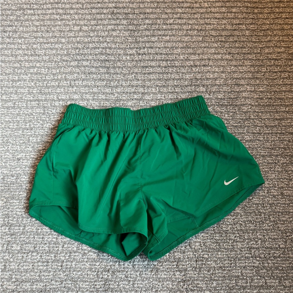 Nike Green Athletic Running Shorts